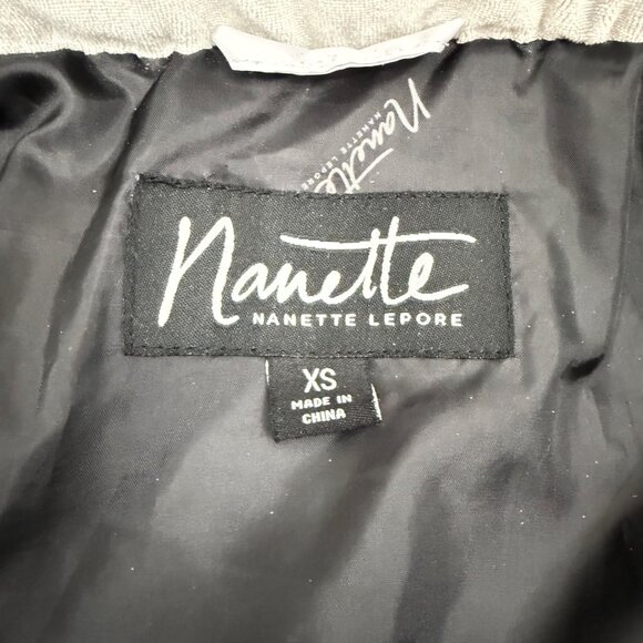 Nanette Lepore Puffer Coat - Women's XS - White/Black - Picture 4 of 10